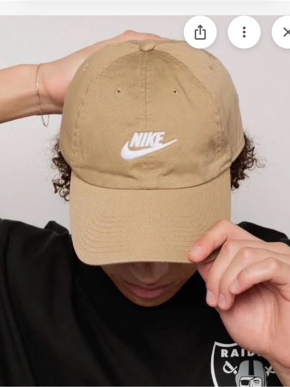 NWT NIKE Club Cap/Hat Khaki Size M/L